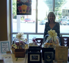 Baskets by Donna at St Edmond's bank